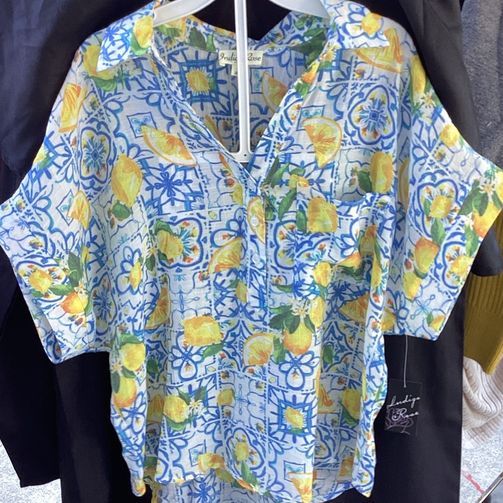 Colorful Floral Blouse